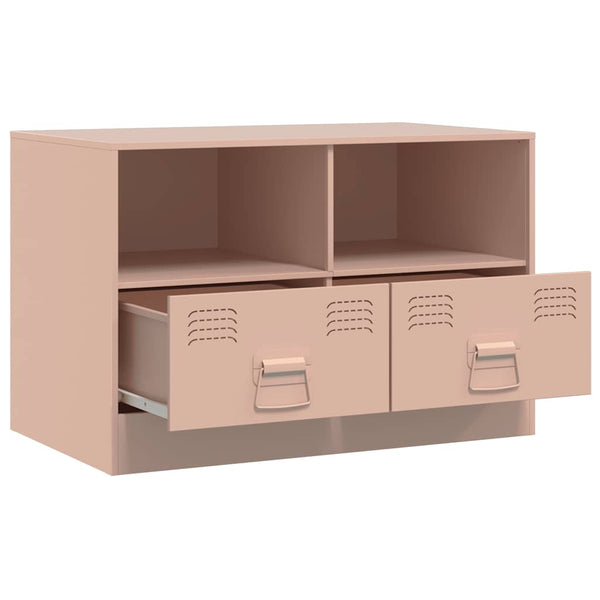 Rosa TV-Schrank Stahl 67x39x44cm