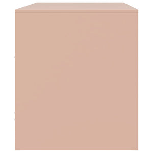Rosa TV-Schrank Stahl 67x39x44cm