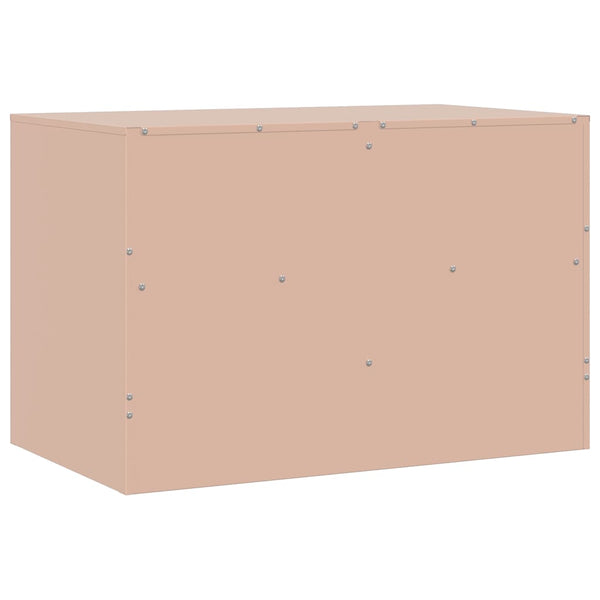 Rosa TV-Schrank Stahl 67x39x44cm