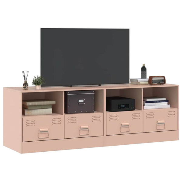 Rosa TV-Schränke, 2er Set, 67 cm