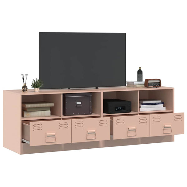 Rosa TV-Schränke, 2er Set, 67 cm