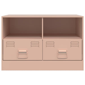 Rosa TV-Schränke, 2er Set, 67 cm