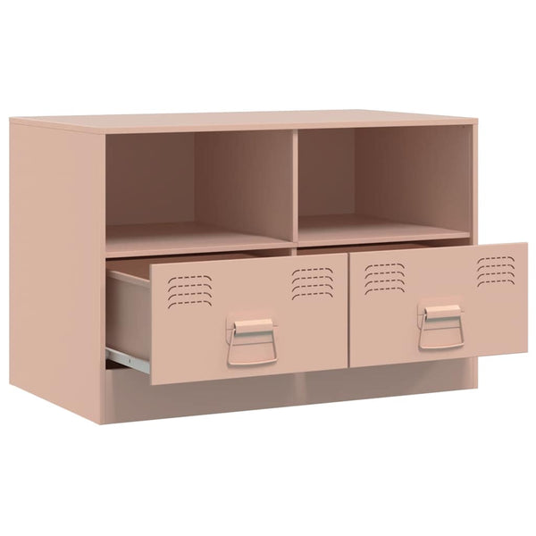 Rosa TV-Schränke, 2er Set, 67 cm