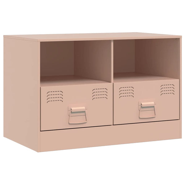 Rosa TV-Schränke, 2er Set, 67 cm