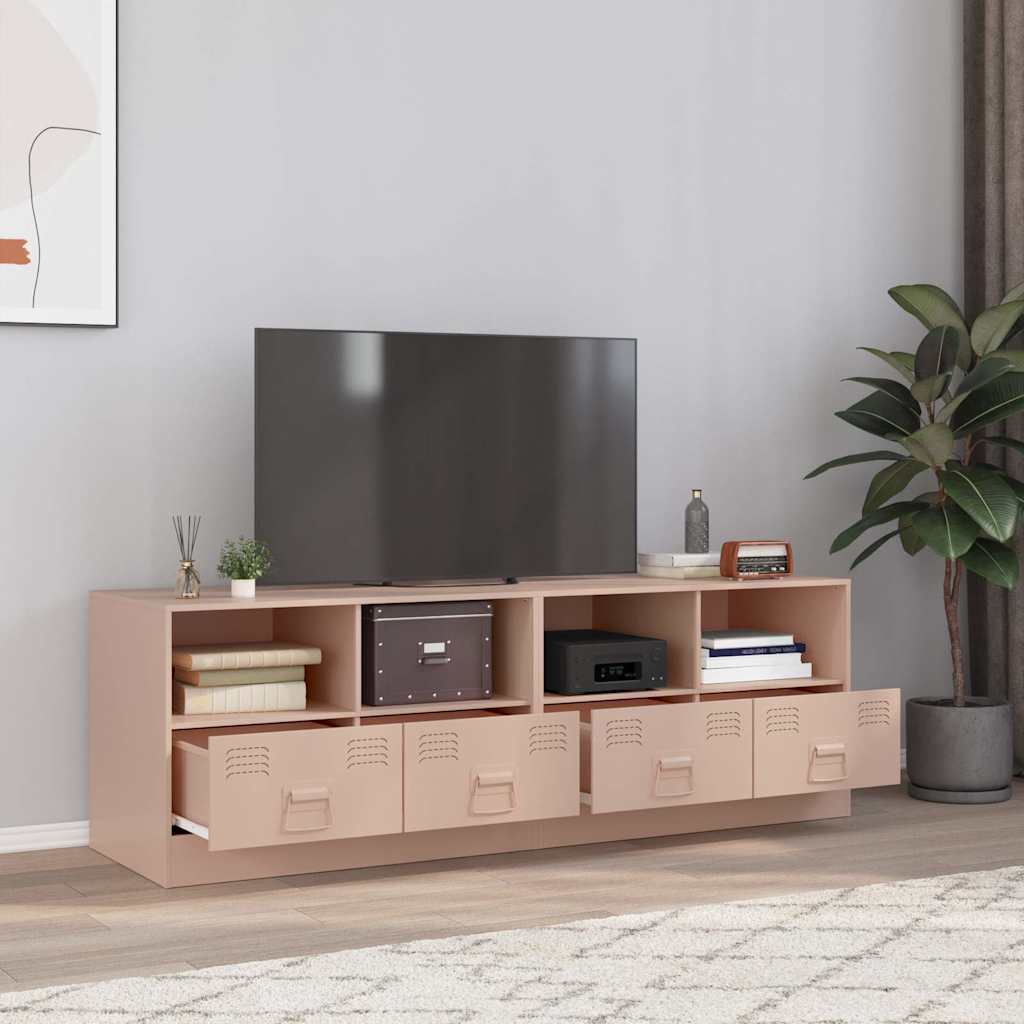 Rosa TV-Schränke, 2er Set, 67 cm