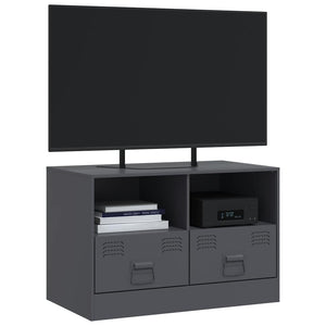TV-Schrank Anthrazit Stahl 67 cm