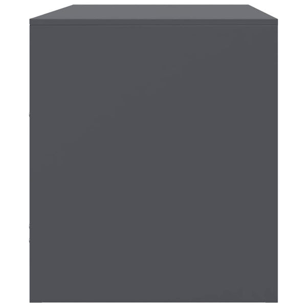 TV-Schrank Anthrazit Stahl 67 cm