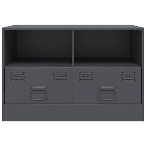 TV-Schränke Anthrazit Stahl 67x39x44cm, 2er-Set