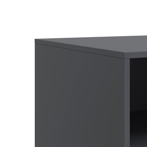 TV-Schränke Anthrazit Stahl 67x39x44cm, 2er-Set