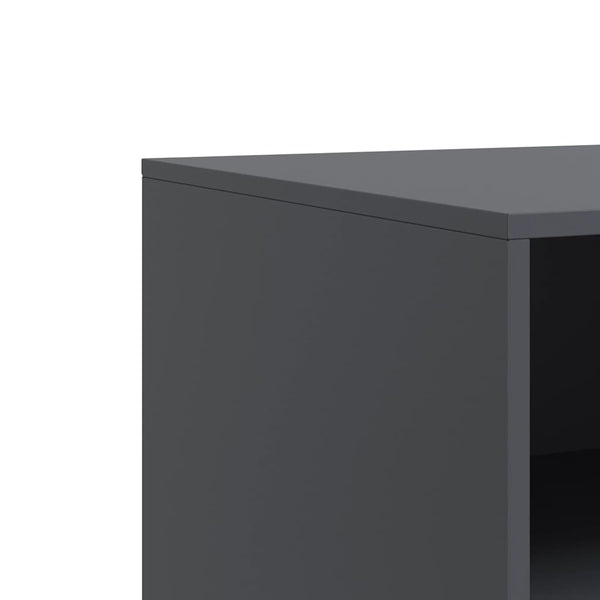 TV-Schränke Anthrazit Stahl 67x39x44cm, 2er-Set