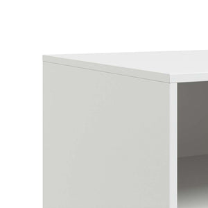 Weißer TV-Schrank aus Stahl 67 cm