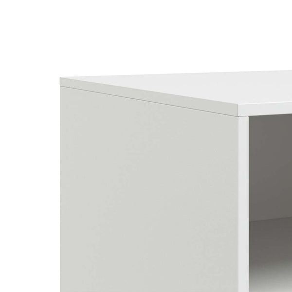 Weißer TV-Schrank aus Stahl 67 cm