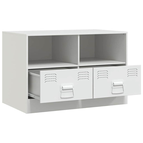 TV-Schränke, 2er-Set, Weiß, 67 cm