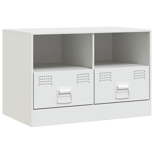 TV-Schränke, 2er-Set, Weiß, 67 cm