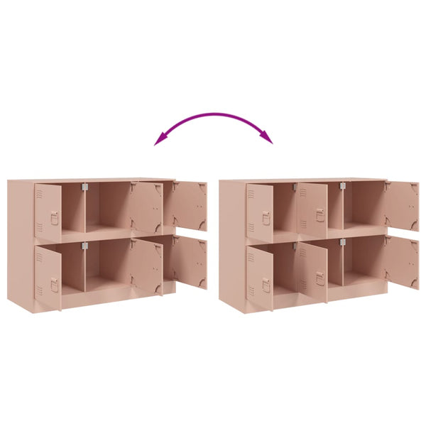 Rosa Sideboard 99x39x73 cm Stahl