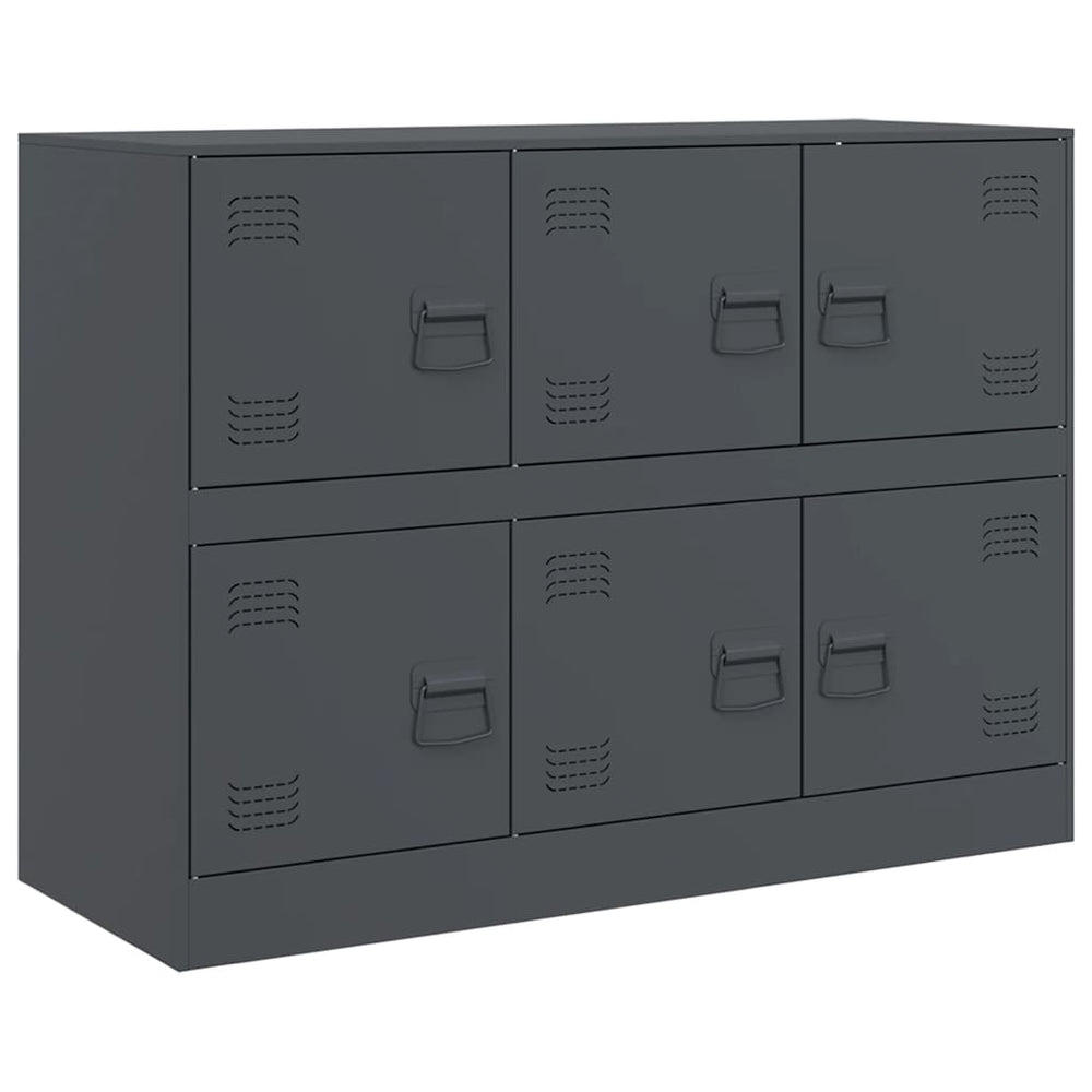 Anthrazit Sideboard 99x39x73 cm Stahl