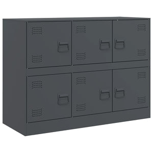 Anthrazit Sideboard 99x39x73 cm Stahl