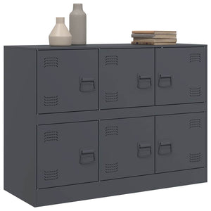 Anthrazit Sideboard 99x39x73 cm Stahl