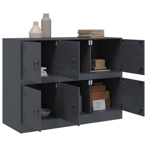 Anthrazit Sideboard 99x39x73 cm Stahl