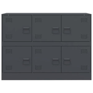 Anthrazit Sideboard 99x39x73 cm Stahl
