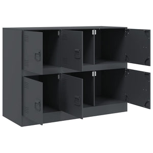 Anthrazit Sideboard 99x39x73 cm Stahl