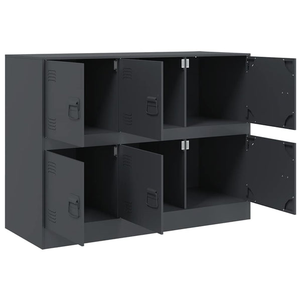 Anthrazit Sideboard 99x39x73 cm Stahl