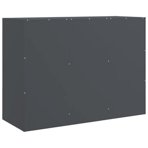 Anthrazit Sideboard 99x39x73 cm Stahl