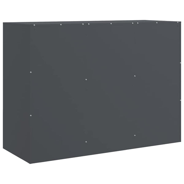 Anthrazit Sideboard 99x39x73 cm Stahl