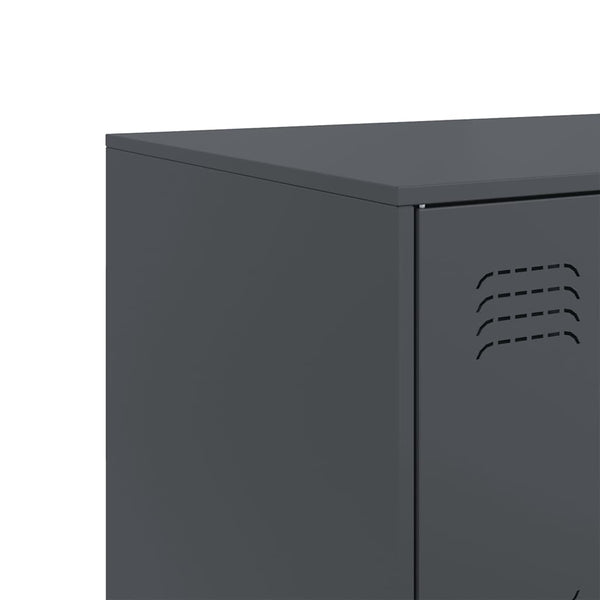 Anthrazit Sideboard 99x39x73 cm Stahl
