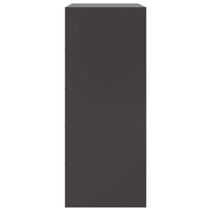 Schwarzes Highboard aus Stahl, 67x39x95 cm