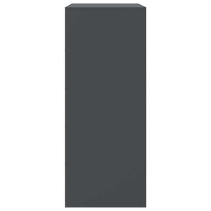 vidaXL Buffet haut anthracite 67x39x95 cm Acier