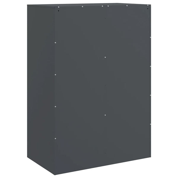vidaXL Buffet haut anthracite 67x39x95 cm Acier