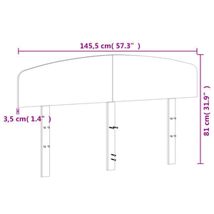 Massivholz Kopfteil 140 cm Kiefer