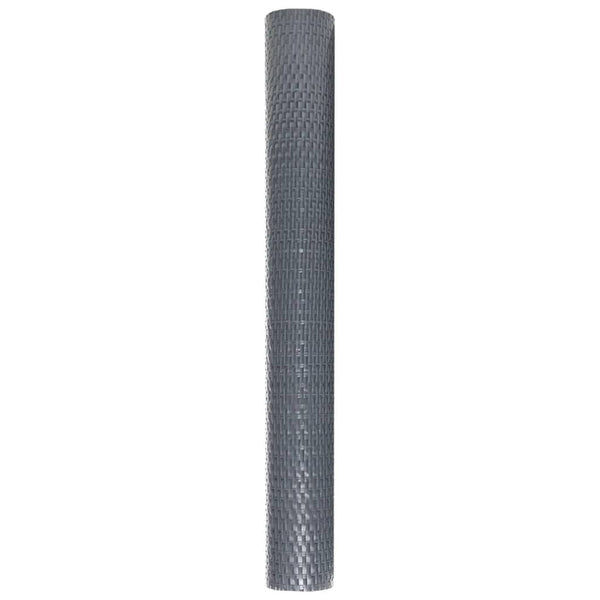 Balkon-Sichtschutz Anthrazit 500x100 cm Poly Rattan