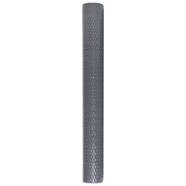 Balkon-Sichtschutz Anthrazit 1000x80 cm Poly Rattan