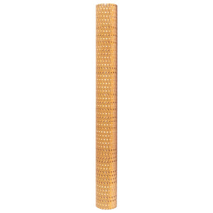 Balkon-Sichtschutz Hellbraun 1000x100 cm Poly Rattan