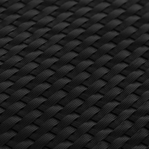 Balkon-Sichtschutz Schwarz 500x90 cm Poly Rattan