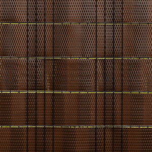 Balkon-Sichtschutze 10 Stk. Braun Schwarz 255x19 cm Poly Rattan