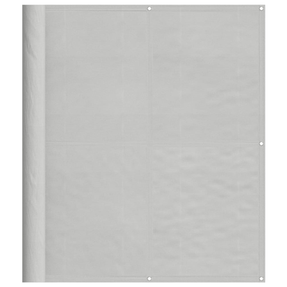 vidaXL Brise-vue de balcon gris clair 120x500 cm 100 % polyester-Oxford