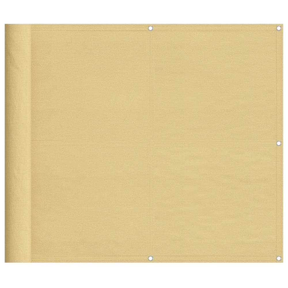 Balkonsichtschutz Sand 90x300 cm Polyester
