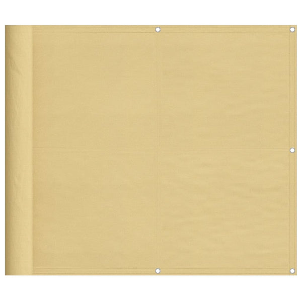 Balkonsichtschutz Sand 90x300 cm Polyester