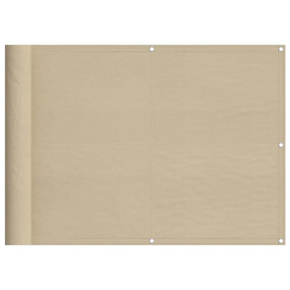 Beige Balkon Sichtschutz 75x700cm