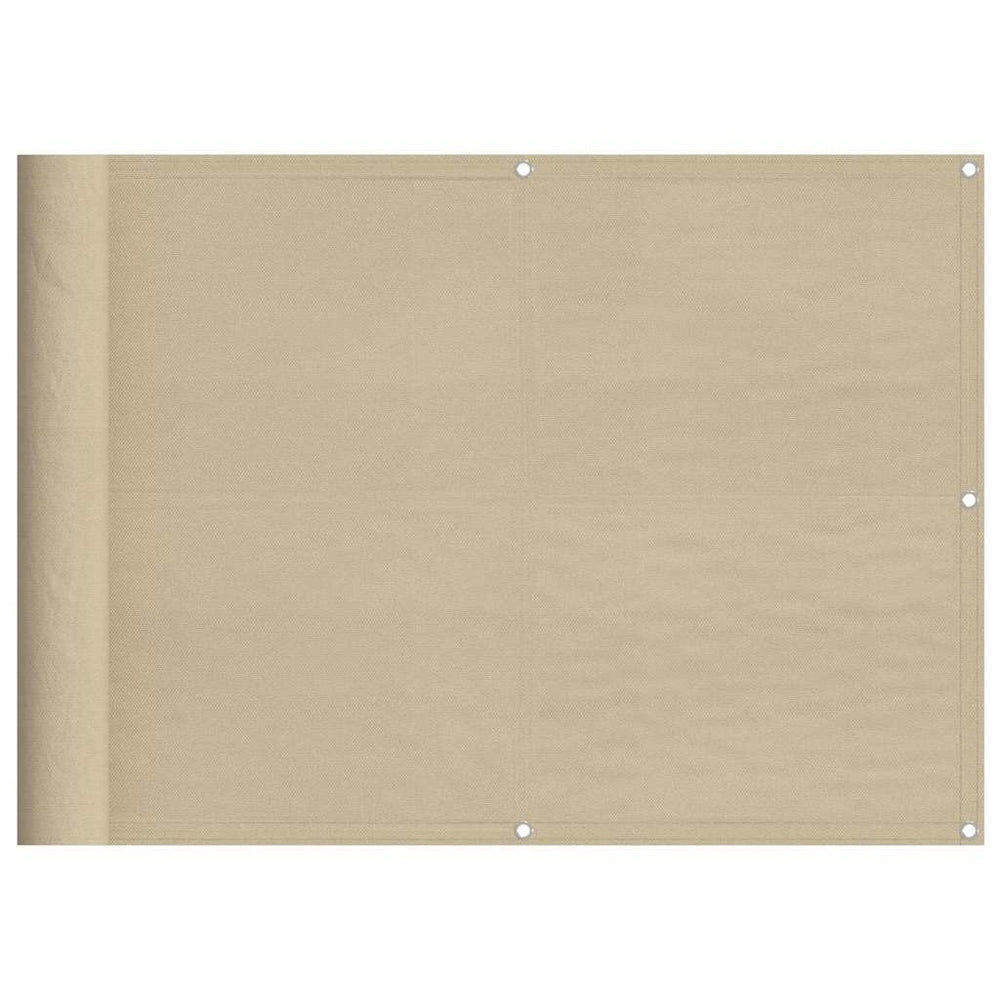 Beige Balkon Sichtschutz 75x1000cm