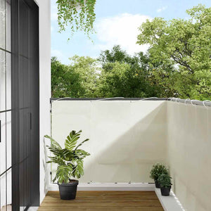 Balkon Sichtschutz Creme 120x800cm