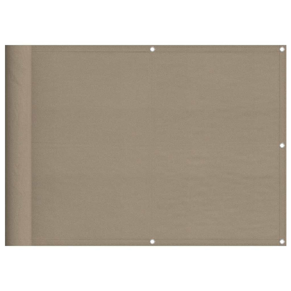 Taupe Balkon Sichtschutz 75x700 cm