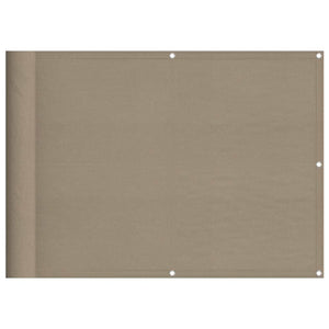 Taupe Balkon Sichtschutz 75x700 cm