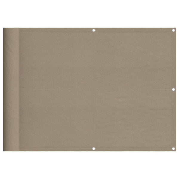 Taupe Balkon Sichtschutz 75x700 cm