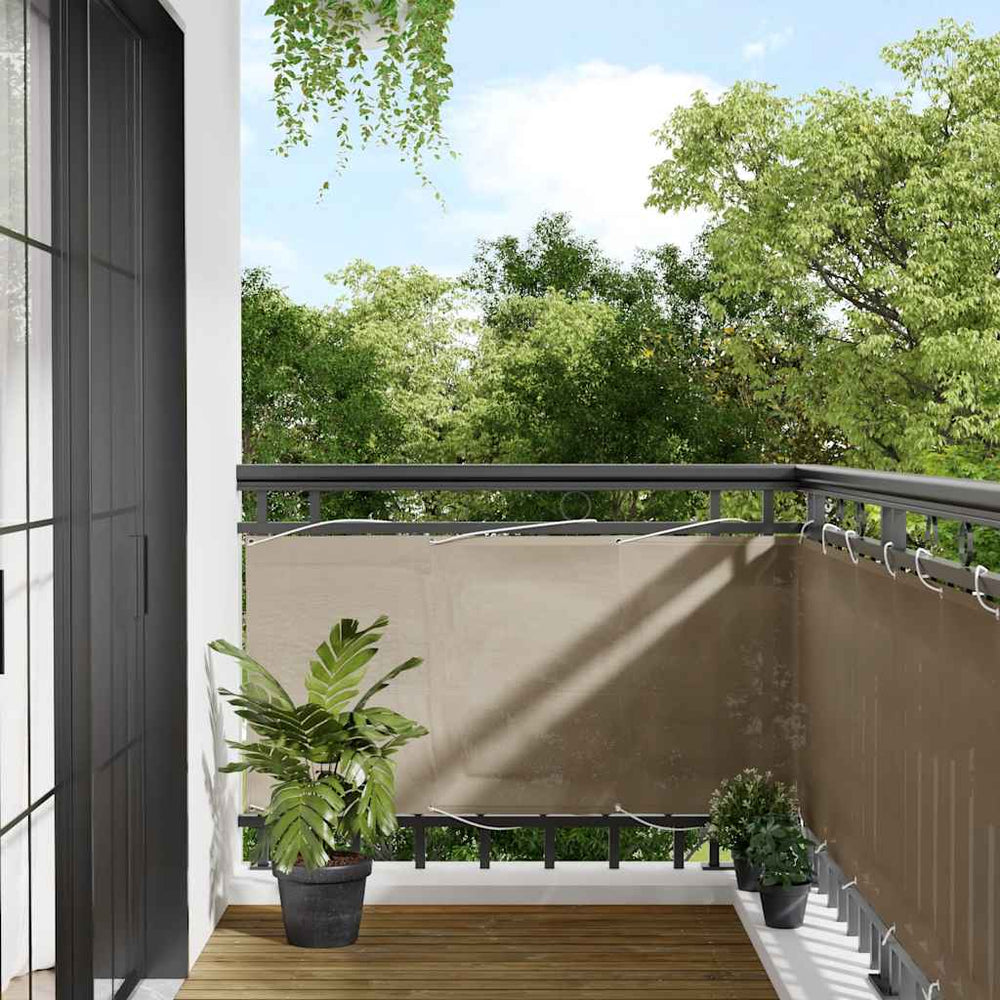 Taupe Balkon Sichtschutz 75x700 cm