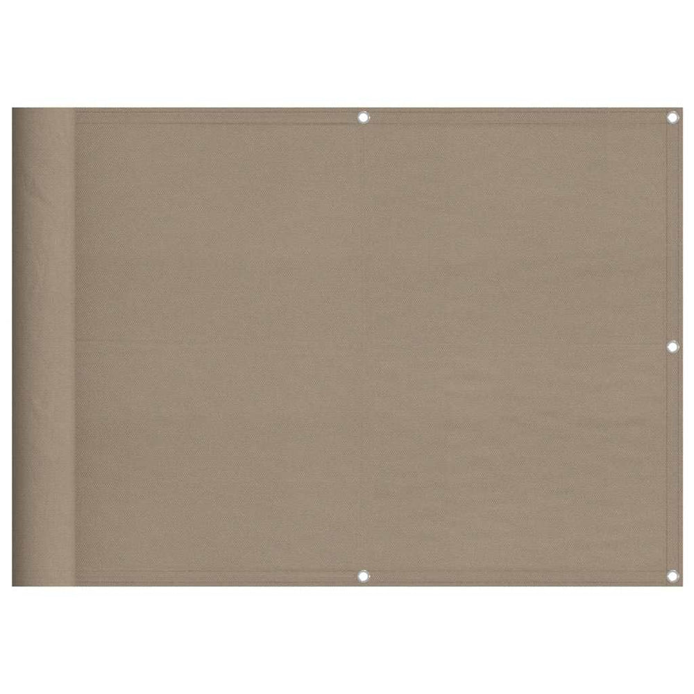 Taupe Balkon Sichtschutz 75x1000 cm