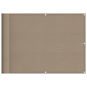Taupe Balkon Sichtschutz 75x1000 cm